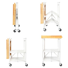 Decorative Shelves And Desks - 3-Shelf Island Cart