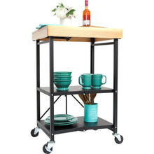 Decorative Shelves And Desks - 3-Shelf Island Cart