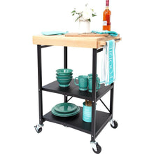 Decorative Shelves And Desks - 3-Shelf Island Cart