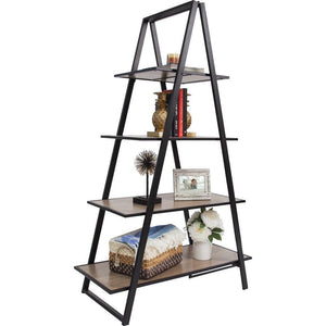 Decorative Shelves And Desks - 4-Shelf A-Frame Deco Rack