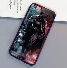 Super Hero Batman Printed Soft Rubber Skin Cell Phone Cases For iPhone 6 6S Plus 7 7 Plus 5 5S 5C SE 4S Back Shell Case Cover