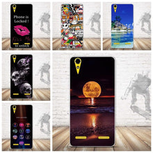Cartoon Painted Soft TPU Silicone Phone Case for Lenovo A6010 & A6000 & for Lenovo Lemon K3 K30-T Cover Skin 5" K 3 A 6000 6010