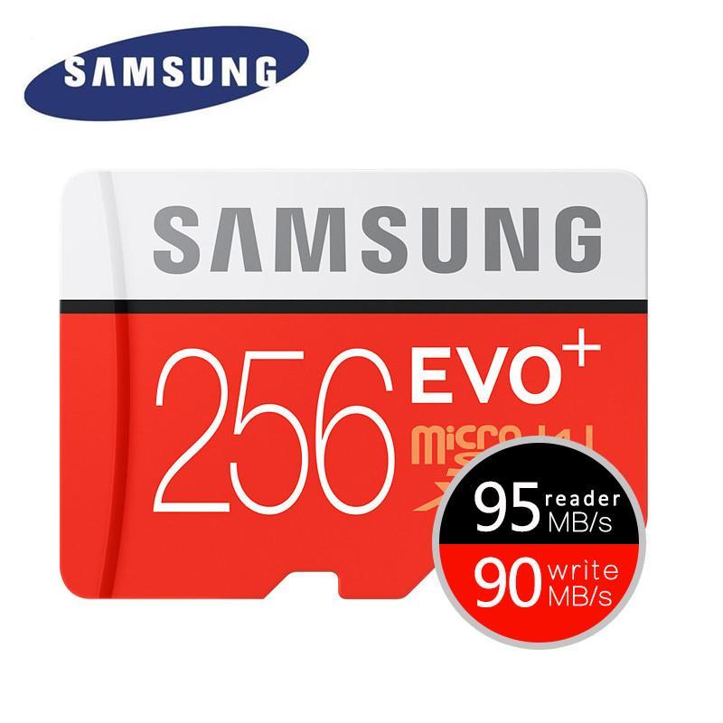 SAMSUNG EVO+  Micro SD 32G SDHC 80mb/s Grade Class10 Memory Card C10 UHS-I TF/SD Cards Trans Flash SDXC 64GB 128GB free shipping
