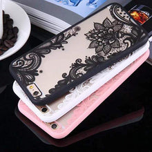 Luxury Sexy Lace Floral Henna Mandala Palace Flowers Phone Case For iphone 5s Cover For iphone 5s 5 SE 6 6s 6Plus 6sPlus