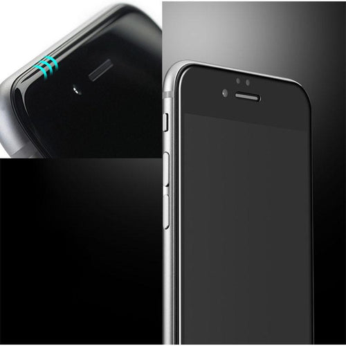 9H Full Cover Glossy Carbon Fiber 3D Curved Edge Coated Tempered Glass For iPhone 6 6S 6 Plus Phone Screen Protector Glass Film