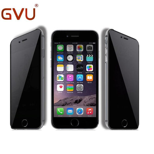 9H 0.3mm Anti Spy Quality Tempered Glass Screen Protector For iPhone 4 4s 5s 5c 6 6 Plus Anti-shatter Privacy Protection Film