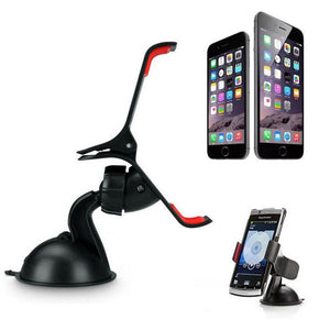Malloom Universal Car Styling Windshield Mount Stand Mobile Phone Holder For iPhone 4 5 5s 6 6s Plus For Samsung Smart Phone GPS