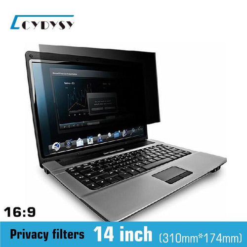 14 inch Privacy Filter PET Material Laptop screen Protector film for Lenovo/Samsung/Dell/Asus/Acer 16:9 Notebook 310mm*174mm