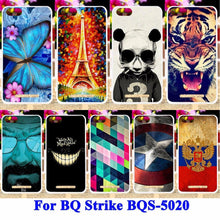 Durable Cell Phone Case For BQ Strike BQS-5020 BQS 5020 BQS5020 Housing Covers Panda Tiger Captain American Shell Skin Hood Bags