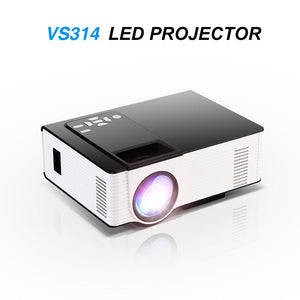 VS314 LED Mini Projector Full HD 1500 Lumens 800 x 480 Pixels 0.9 - 6M Home TV Media Player Portable Home Theater Proyector