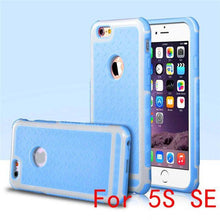 Ultra Thin Shockproof Rubber PC Gel TPU Hybrid Phone Cases Cover For Apple iPhone 5 5S SE 6 6S 7 7 Plus High Quality Shell EC882