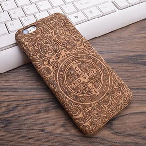 2016 New Wood Grain Design Soft TPU Fiber Crack Any Carvings Pattern Back Phone Cover for iPhone 6 6S 7 7plus
