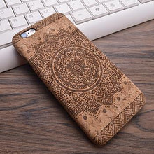 2016 New Wood Grain Design Soft TPU Fiber Crack Any Carvings Pattern Back Phone Cover for iPhone 6 6S 7 7plus
