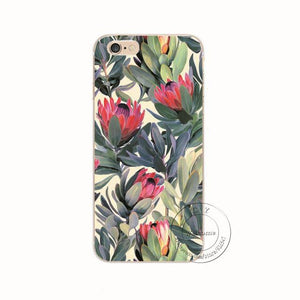 Shell For Apple iPhone 5 5S SE 5C 6 6S 7 Plus 6SPlus Back Case Cover Printing Mandala Flower Datura Floral Cell Phone Cases