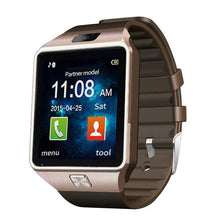 Brand LED Electronic intelligent Wristwatch Waterproof Sport Gold Smart Watch DZ09 Pedometer For iPhone Android Wrist Watch Men