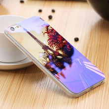 KISSCASE Modern Blue Ray Light Clear Mobile Phone Case For iPhone 7 6 6S 6 Plus 6S Plus Transparent Cover For iPhone 6 6S 5S SE
