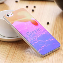 KISSCASE Modern Blue Ray Light Clear Mobile Phone Case For iPhone 7 6 6S 6 Plus 6S Plus Transparent Cover For iPhone 6 6S 5S SE