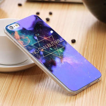 KISSCASE Modern Blue Ray Light Clear Mobile Phone Case For iPhone 7 6 6S 6 Plus 6S Plus Transparent Cover For iPhone 6 6S 5S SE