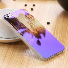 KISSCASE Modern Blue Ray Light Clear Mobile Phone Case For iPhone 7 6 6S 6 Plus 6S Plus Transparent Cover For iPhone 6 6S 5S SE
