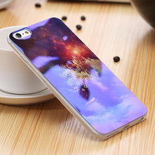 KISSCASE Modern Blue Ray Light Clear Mobile Phone Case For iPhone 7 6 6S 6 Plus 6S Plus Transparent Cover For iPhone 6 6S 5S SE