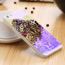 KISSCASE Modern Blue Ray Light Clear Mobile Phone Case For iPhone 7 6 6S 6 Plus 6S Plus Transparent Cover For iPhone 6 6S 5S SE