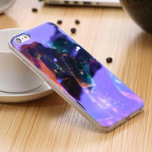 KISSCASE Modern Blue Ray Light Clear Mobile Phone Case For iPhone 7 6 6S 6 Plus 6S Plus Transparent Cover For iPhone 6 6S 5S SE