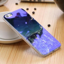 KISSCASE Modern Blue Ray Light Clear Mobile Phone Case For iPhone 7 6 6S 6 Plus 6S Plus Transparent Cover For iPhone 6 6S 5S SE