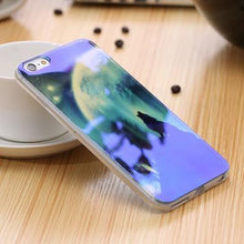 KISSCASE Modern Blue Ray Light Clear Mobile Phone Case For iPhone 7 6 6S 6 Plus 6S Plus Transparent Cover For iPhone 6 6S 5S SE
