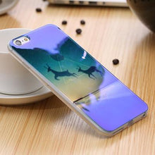 KISSCASE Modern Blue Ray Light Clear Mobile Phone Case For iPhone 7 6 6S 6 Plus 6S Plus Transparent Cover For iPhone 6 6S 5S SE