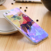 KISSCASE Modern Blue Ray Light Clear Mobile Phone Case For iPhone 7 6 6S 6 Plus 6S Plus Transparent Cover For iPhone 6 6S 5S SE