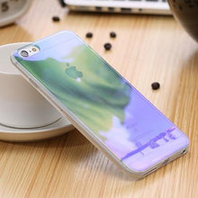 KISSCASE Modern Blue Ray Light Clear Mobile Phone Case For iPhone 7 6 6S 6 Plus 6S Plus Transparent Cover For iPhone 6 6S 5S SE