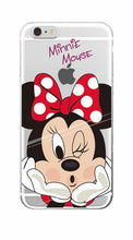 Funny Minnie Mickey Cartoon Soft Case For Apple iPhone 4 5 6 7 S Plus SE 5C Samsung Characters Back Cover Skin Coque Capa Para