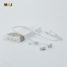 Hot sale ! Jiabosi Glowing Earphone Luminous Light Metal Zipper Earbuds Glow In The Dark For Iphone Samsung Xiaomi MP3 With Mic