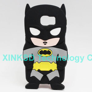 3D Super Hero Soft Silicone Case For Samsung Galaxy S7 / S7 Edge Batman Hello Kitty Sulley Minion Minnie Stitch Cell Phone Cover