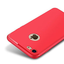 Luxury Back Matte Soft Silicon Case for iPhone 6 Cases 6s Plus 5 5s Candy Colors Full Cover iPhone 7 Case Plus Phone Cases P20
