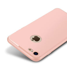 Luxury Back Matte Soft Silicon Case for iPhone 6 Cases 6s Plus 5 5s Candy Colors Full Cover iPhone 7 Case Plus Phone Cases P20