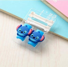FFFAS Cute Cartoon Cable Protector de cabo USB Cable Winder Cover Case For IPhone 5 5s 6 6s 7 7s plus cable Protect stitch