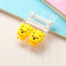 FFFAS Cute Cartoon Cable Protector de cabo USB Cable Winder Cover Case For IPhone 5 5s 6 6s 7 7s plus cable Protect stitch