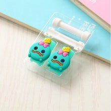 FFFAS Cute Cartoon Cable Protector de cabo USB Cable Winder Cover Case For IPhone 5 5s 6 6s 7 7s plus cable Protect stitch