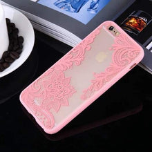 Luxury Sexy Lace Floral Henna Mandala Palace Flowers Phone Case For iphone 5s Cover For iphone 5s 5 SE 6 6s 6Plus 6sPlus