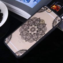 Luxury Sexy Lace Floral Henna Mandala Palace Flowers Phone Case For iphone 5s Cover For iphone 5s 5 SE 6 6s 6Plus 6sPlus