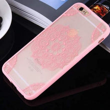 Luxury Sexy Lace Floral Henna Mandala Palace Flowers Phone Case For iphone 5s Cover For iphone 5s 5 SE 6 6s 6Plus 6sPlus