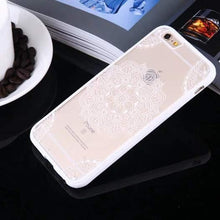 Luxury Sexy Lace Floral Henna Mandala Palace Flowers Phone Case For iphone 5s Cover For iphone 5s 5 SE 6 6s 6Plus 6sPlus