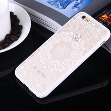 Luxury Sexy Lace Floral Henna Mandala Palace Flowers Phone Case For iphone 5s Cover For iphone 5s 5 SE 6 6s 6Plus 6sPlus