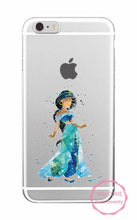 Watercolor Tinkerbell Mickey Minne Stitch Mermaid Princess  Lion King Poof Bear Monsters University Soft TPU Phone Case Coque