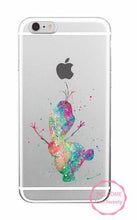 Watercolor Tinkerbell Mickey Minne Stitch Mermaid Princess  Lion King Poof Bear Monsters University Soft TPU Phone Case Coque