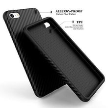 5S SE Fashion 3D Texture Fiber Carbon Soft Case For iPhone 5 5S For iPhone SE Leather Skin Cover Dual Layer Luxury Phone Cases