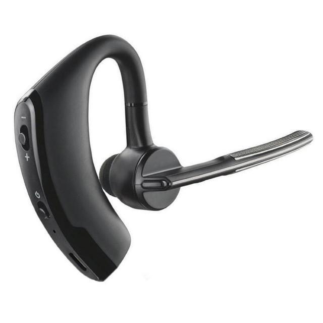 V8 Voyager Legend Bluetooth Headset Wireless Earphone V4.1 Ear Hook Voice Control Support 2 Cell Phones at one Time With MIC