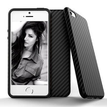 Luxury Elegent High Quality Carbon Fiber Soft Case For iPhone 5 5S SE Leather Skin 3D Texture Tire Defender Cover For iPhone SE