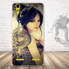 Cartoon Painted Soft TPU Silicone Phone Case for Lenovo A6010 & A6000 & for Lenovo Lemon K3 K30-T Cover Skin 5" K 3 A 6000 6010